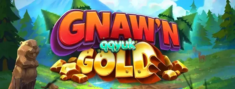Tampilan visual slot Gnaw’n Gold dengan tema petualangan hutan